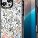Bouvardia for iPhone 16 Pro Max Case, Shockproof Protective Phone Case & Lovely Flower Floral Design, Aesthetic Cute Girly Cover from Extraordinary Designer for Women and Girl