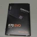 SAMSUNG 870 EVO SATA SSD 500GB 2.5 Internal Solid State Drive, Upgrade PC or Laptop Memory and Storage for IT Pros, Creators, Everyday Users, MZ-77E500B/AM, Black