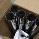 ZMTECH Flag Pole - Upgraded Bracket, 6 FT Stainless Steel Flag Poles for Outside House, Residential or Commerical, Tangle Free Flag Pole Kit for American Flag (Without Flag, Silver)