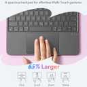 ESR iPad Air 11" (M3/M2) & 5th/4th Gen Flex Keyboard Case, Ultra-Light Magnetic Detachable Keyboard with Writing/Viewing Modes, Larger Precision Trackpad, Dark Gray