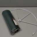 Green Velvet Lampshades Set of 1 Large Drum Lamp Shade 16" Top x 16" Bottom x 12" High (Spider) Modern Lamp Shade - Ideal for Table & Floor Lamps - Lampshades Replacement - By GO&SO