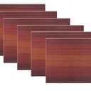 Placemats Set of 6 ,Heat Resistant Vinyl Woven Washable Table mats Sets (6 Placemats)