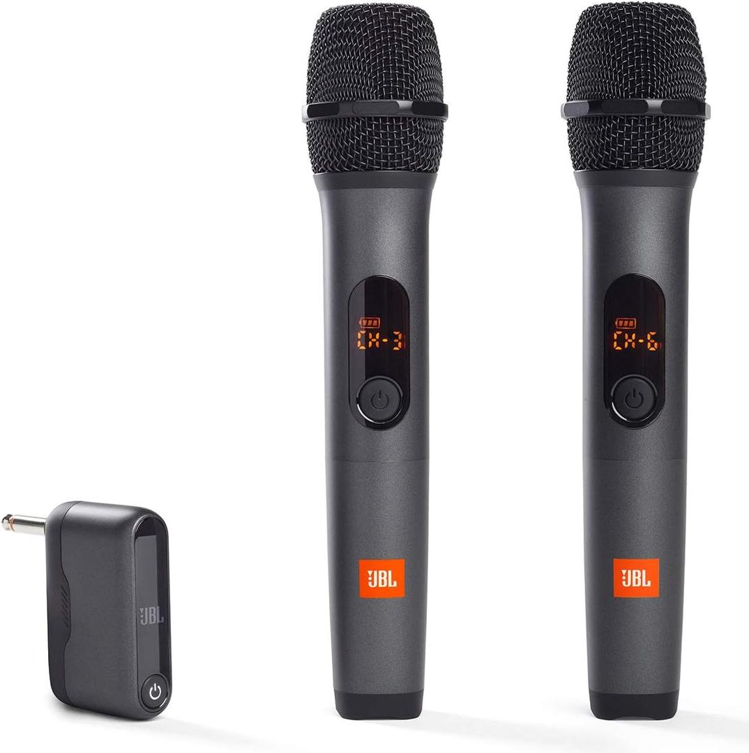 JBL Wireless Two Microphone System, Black