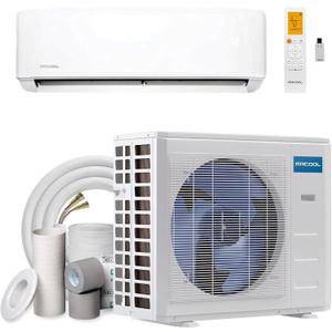 MRCOOL 12000 BTU 115V Ductless Inverter Mini Split Air Conditioner & Heat Pump System, 5th Gen DIY - Wall-Mounted AC Unit w/ Heating and Cooling for Home, Office & Commercial Space