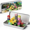 Magnetic Building Blocks Travel Toys for Kids Ages 4-8, Toddler Magnetic Cubes STEM Learning Set with Iron Storage Box  Portable Construction Toys for Boys Girls 3-5
