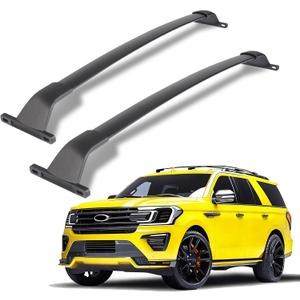 Roof Rack Cross Bars Fit for Ford Expedition/Expedition Max 2018–2026 & Lincoln Navigator 2018–2024, Heavy Duty Aluminum Crossbars, 300 lbs Capacity, Fits Side Roof Rails, Cargo Luggage Carrier