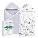 Baby Hooded Towel-Made from Cotton, Suitable for Newborn Shower Gifts, 2 Count (Pack of 1)