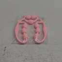 Nine-Wheel Muscle Roller - Arm & Leg Massager, Deep Tissue Massage Roller for Forearm, Legs, Calves, Arms - Trigger Point Foam Roller for Physical Therapy & Muscle Relief (Pink)