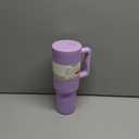 Simple Modern 40 oz Tumbler with Handle and Straw Lid | Leak-Proof Insulated Stainless Steel Water Bottle Travel Mug Cupholder Use | Gifts for Women Men Him Her | Trek Signature | Lavender Mist