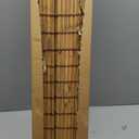 LazBlinds No Drill Bamboo Roman Shades, 34.5" W x 72" H, Malay Umber