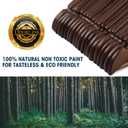 Wooden Hangers 30 Pack,Clothes Hanger for Daily Used,Coat Hanger for Closet,Heavy Duty Wood Hangers for Suit, Shirts, Jackets, Dress, Pant (Walnut)