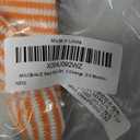 Baby Boy Girl Easter Outfit Sweatshirt Romper Striped Carrot/Bunny Long Sleeve Bubble Romper Waffle Knit Bodysuit (3-6 Months, Orange)