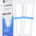 30 Pack 4"x14" Waterproof Adhesive Island Dressing for Post-Surgery Recovery | Sterile Bordered Gauze Bandages with Non-Stick Pad for Knee/Hip Replacement, Surgical Incision Care & Shower Protection