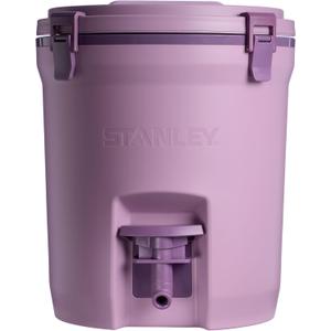 STANLEY Adventure Fast Flow Water Jug 2 Gallon Leakproof Ice Water Dispenser Insulated Beverage Cooler Easy Pour Spigot and Latched Foam Lid BPA-Free (Lilac)