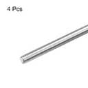 MECCANIXITY Fully Threaded Rod M6 x 500mm 1mm Thread Pitch 304 Stainless Steel Right Hand Threaded Rods Bar Studs 4 Pack