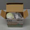 2PCS Olive Oil Dispenser and Oil Sprayer  16oz/470ml Glass Light-Proof Oil Pourer for Kitchen, Air Fryer, Cooking, Salad, and BBQ (Black&Green)