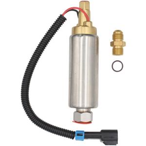 High Pressure Fuel Pump with Non-threaded Outlet for Mercury Mercruiser 305 5.0L / 350 5.7L / 377 6.2L / 454 7.4L / 502 8.2L Replacing Sierra 18-35433 Mercruiser 861156A1 Mallory 935433