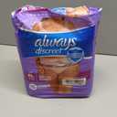 Always Discreet Adult Diapers for Women, Incontinence Underwear, Postpartum Essentials, Disposable Briefs, Max Absorbency, Bladder Leak Protection, Extra Large/XL, 15ct