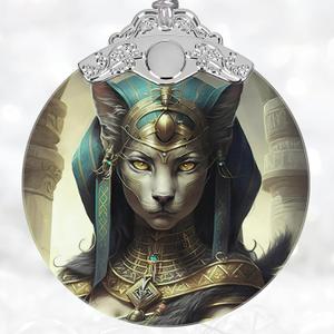 Christmas Decorations Ornaments, Stained Glass Ornament, Christmas Tree Ornaments, 2025 Gift Ornament, Xmas Gift for Friend Family Coworker - Egyptian Goddess Bastet