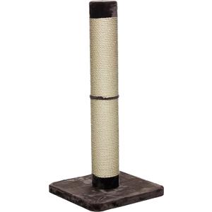 MidWest Homes for Pets Feline Nuvo Grand Forte Scratching Post, 41 Inches Tall, Heavy-Duty Sisal Post with Wide Base, Thick Brown Faux Fur, for Large and Multi-Cat Households