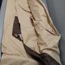 Vailge Heavy Duty Patio Sofa Cover, 100% Waterproof 3-Seater Outdoor Sofa Cover,Lawn Patio Furniture Covers with Air Vent and Handle,79" Wx 37" Dx 35" H,Beige&Brown