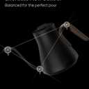 Cocinare FLOW B9 Gooseneck Electric Kettle, Precise Temperature Control for Pour-Over Coffee & Tea Brewing, Stainless Steel Interior, Rapid Heating for Boiling Water 0.9L (Goya Walnut)