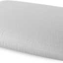 I AM Natural Talalay Latex Medium Support Bed Pillow for Sleeping, Removable and Breathable 100% Cotton Cover, White