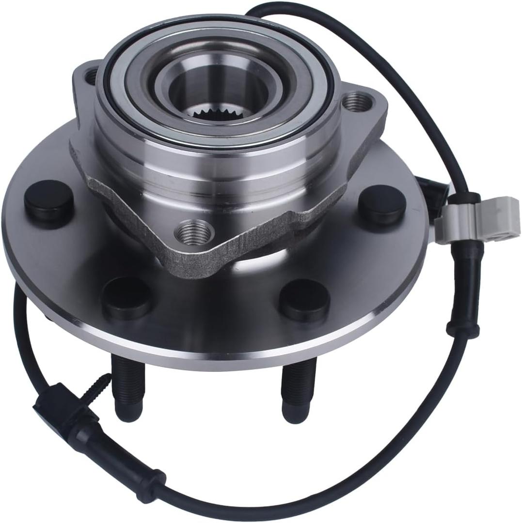 MACEL 515036 Front 4WD/AWD Wheel Bearing Hub Assembly Compatible with Cadillac Escalade EXT ESV, Chevy Express Silverado Suburban 1500 GMC Savana Sierra 1500 2500 Yukon XL 1500 w/ABS