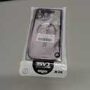 for iPhone Air Case, Glitter Clear Cute Paw Love Heart, Compatible with MagSafe, Strong Magnetic Full Camera Lens Protection Cover, Soft Slim Bling Phone Case 6.5" - Purple