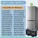 2 Pack WPW10350564 W10350564 Refrigerator Compressor Run Capacitor Compatible for Whirlpool, Maytag, Kenmore, Capacitor Replacement Kit 12F 180V Ensures Stable Startup and Sustained Performance