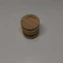 KINGTOP Spice Grinder, 2.5" Walnut Wood and Aluminum Manual Grinder