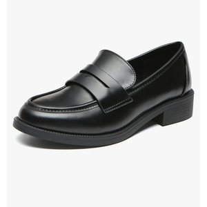 Bernal Loafers for Women Chunky Platform Penny Loafers Fashion Slip On School Shoes Work Shoes with Buckle Size 6 1/2