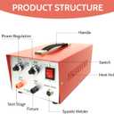 30A Professional Jewelry Spot Welder Machine, Permanent Jewelry Welder Kit