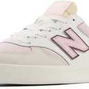 New Balance mens 300 V3 Court (8 Wide, Sea Salt/White/Rose Sugar)