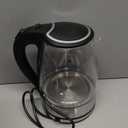 MEGAWISE 1.8L Healthy Electric Kettle, 1800W Borosilicate Glass Tea Kettle with Food Grade Material, Auto Shut-Off and Boil-Dry Protection Cordless Kettle Fast Boiling, BPA Free