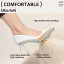 IDIFU IN3 High Heels Pumps Closed Toe Heels Women's Pumps Stiletto Pointed Toe Dress Shoes Wedding Prom Bridal Work Office Bride Guest Trendy Dressy Fashion Comfortable Pump Shoes