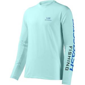 BASSDASH Fishing T Shirts for Men UV Sun Protection UPF 50+ Long Sleeve Tee T-Shirt
 XL