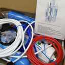 Geekpure 4 Stage Portable Aquarium Reverse Osmosis RO Drinking Water Filtration System 100 GPD - with DI Filter TDS Close to 0 ppm