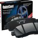 BOSCH BC905 QuietCast Premium Ceramic Disc Brake Pad Set - Compatible with Select Infiniti FX, G, M, Q; Nissan 350Z, 370Z, Altima, Juke, Maxima, Murano, Pathfinder, Quest, Rogue, Sentra + More; REAR