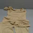 Nebility Bodysuit for Women Tummy Control Shapewear Faja Body Shaper Waist Trainer Open Bust Mid-Thigh Bodysuit (X-Large, Beige)