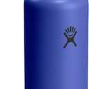 Hydro Flask Water Bottle - Insulated Stainless Steel - Wide Mouth Flex Lid, Non Spill, Leakproof and Refillable in 40 Oz Capri Blue
