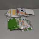 Poen 36 Pcs Christmas Felt Crafts for DIY Christmas Tree Santa Claus Snowman Stockings Ornaments Felt Gingerbread House Gift Boxes Crafts for Xmas Tree Party Supplies