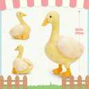 Tezituor 23.5inch Duck Stuffed Animal, Soft Cute Yellow Stuffed Duck Plush Toy, Gift for Kids,Boys,Girls Easter, Birthday Christmas