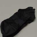 Balega unisex Hidden Dry Moisture Wicking Performance No Show Athletic Running Socks (1 Pair) (Medium, Black)