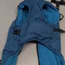 Lelepet Waterproof Dog Jacket with Harness Built in Warm Dog Winter Coat, Windproof Reflective Fleece Jacket, Dogs Coats for Medium Dogs,Thermal Pet Snowsuit for Cold Weather, Schnauzer, Pug, Blue M