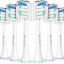 Senyum Replacement Brush Heads for Philips Sonicare, Toothbrush Heads Replacement Compatible with Phillips Sonicare, 8 Pack (Blue)
