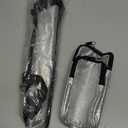 3 Pcs Glitter Rave Fan Accessories for Women Includes Rave Fan Cell Phone Bag Holder with Arm/Leg Band Belt for Music Raves EDM Festival Club Dance Circuit Christmas Party (Silver)