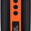 Bluetooth Speaker,MusiBaby Speakers Bluetooth Wireless,Waterproof,Outdoor,Portable Speaker with Stereo Sound,Booming Bass,Dual Pairing,Bluetooth 5.0,24H Play,Speaker for Home,Party,Travel,Gifts-Orange