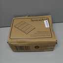 SpaceAid Spice Drawer Organizer with 24 Spice Jars, 386 Spice Labels, 4 Tier Seasoning Rack Tray Insert for Kitchen Drawers, 11.25" Wide x 17.5" Deep