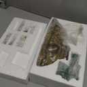 Wesiti 8 Pcs Easter Resurrection Scene Set Jesus Nativity Scene and Cross Decoration Tomb Easter Scen Cross Jesus Tomb Tray Spring Christian Figurine Gifts for Religious Home Office Tabletop